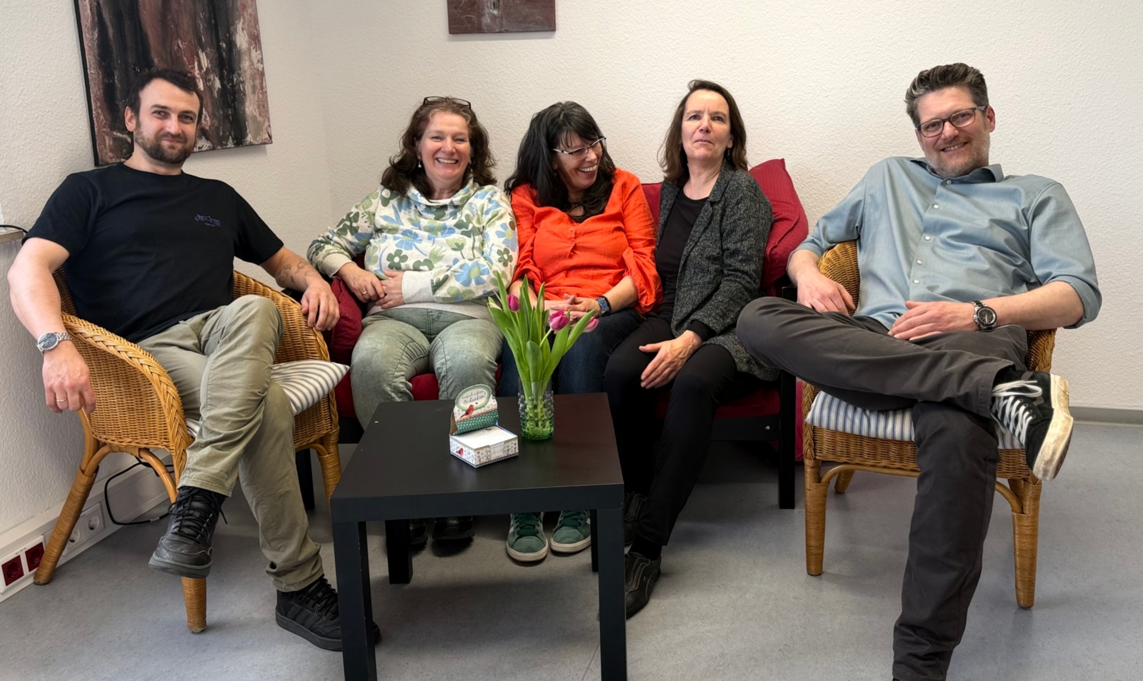 Team der AEH bei der Abschiedsfeier