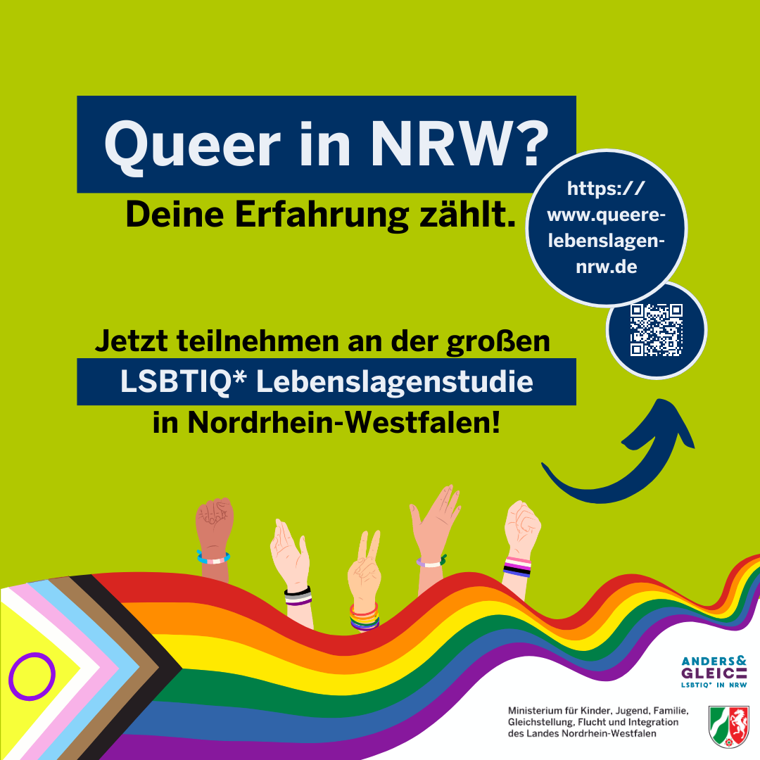 Umfragen zum queeren Leben in NRW