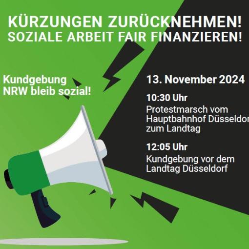 Kürzungen zurücknehmen - Soziale Arbeit fair finanzieren!